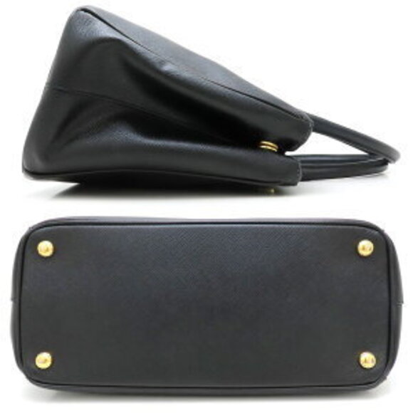 Prada Handbag Saffiano Leather Black - Picture 2 of 10